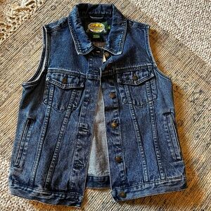 Vintage Cabelas Denim Vest